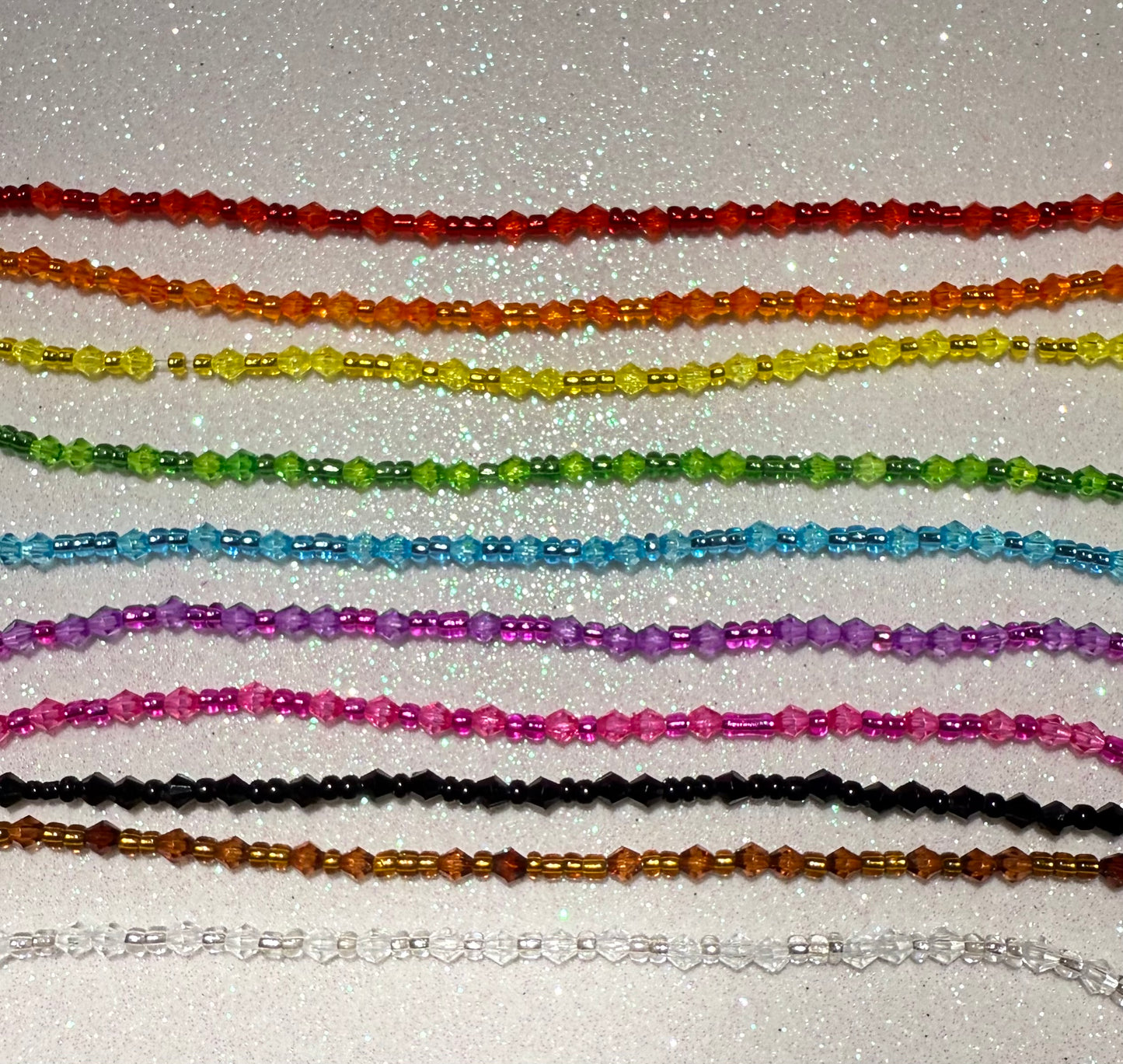 ~.🧘🏽♀️SOLID COLOR WAIST BEADS🧘🏽♀️.~